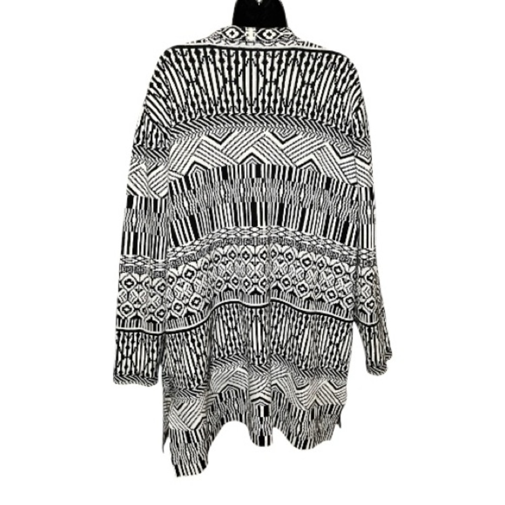 Ruby Rd. Black And White Geometric Patterned Long… - image 2